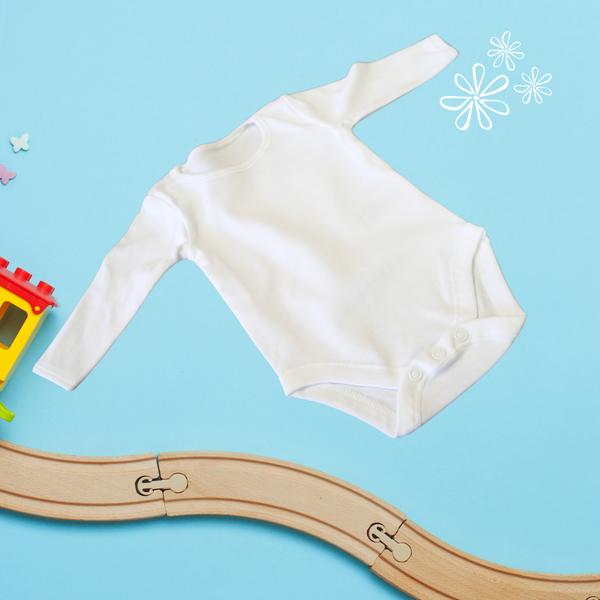 0 to 3 Months Baby Boy White, Long Sleeve Dress, Smooth Organic Fabric, Safe on Skin, Rompers,